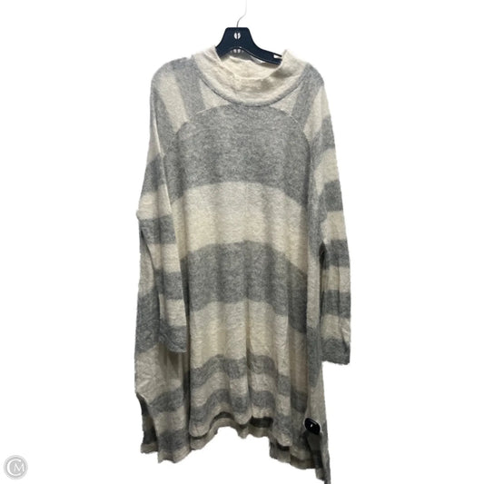 Sweater By Free People In Grey & Tan, Size: M