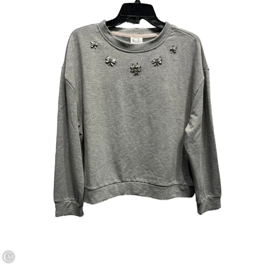 Sweater By REMI JAMES  In Grey, Size: L