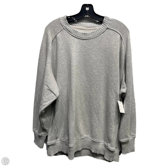 Sweatshirt Crewneck By Aerie In Grey, Size: S