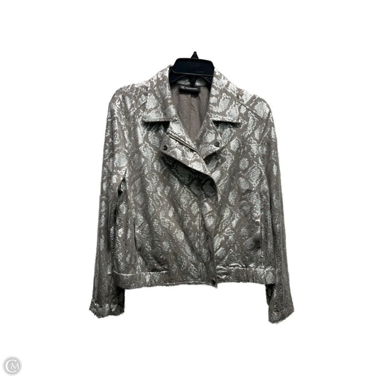 Jacket Other By Inc In Silver, Size: L
