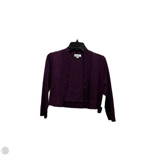 Cardigan By Calvin Klein In Purple, Size: S