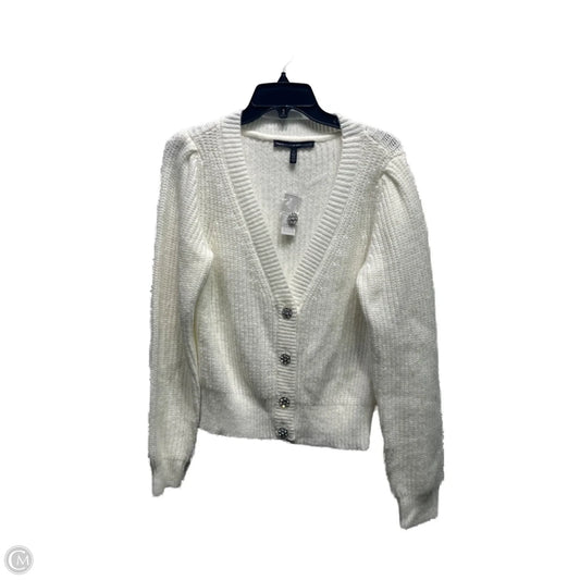 Sweater Cardigan By White House Black Market In White, Size: L