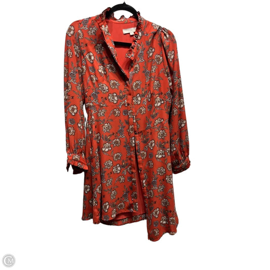 Dress Work By Loft In Orange, Size: 4