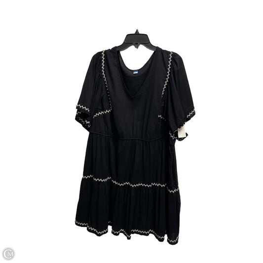 Dress Casual Short By Old Navy In Black & White, Size: 2x