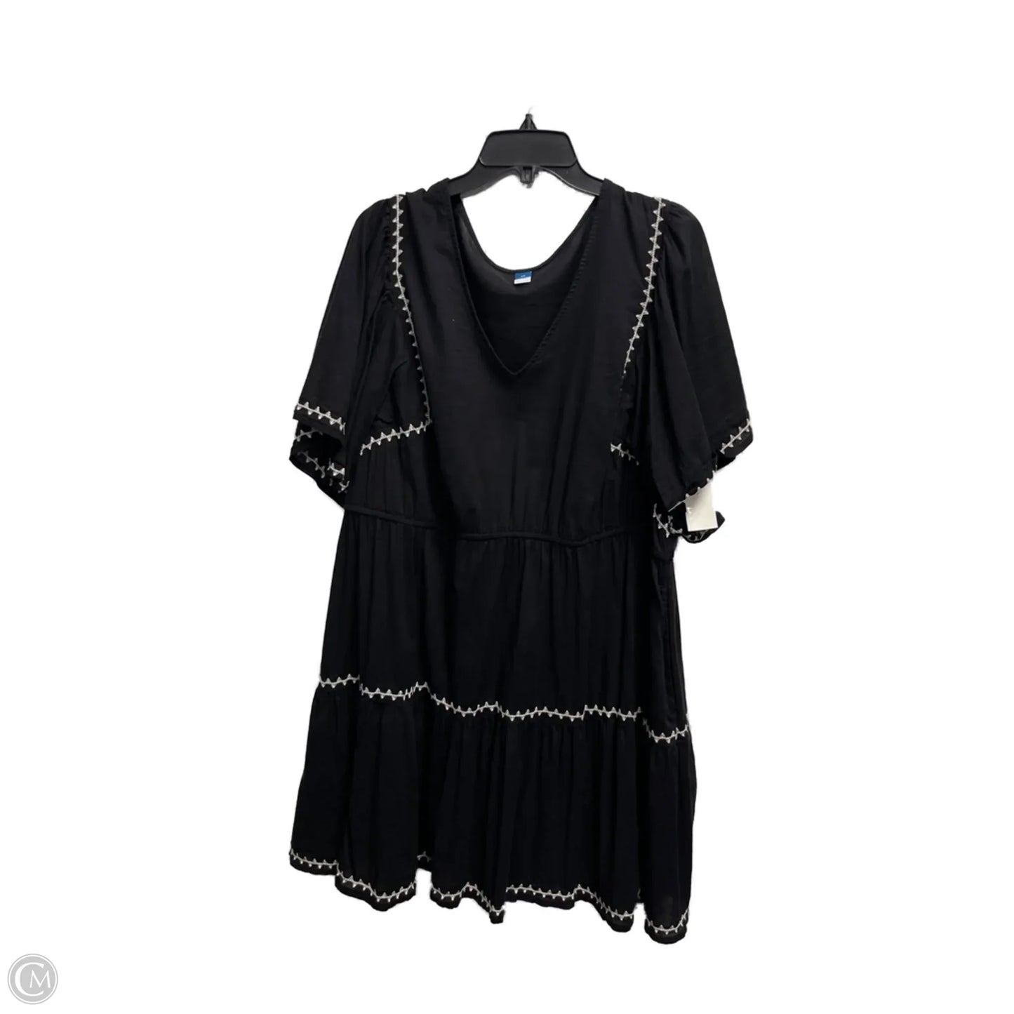 Dress Casual Short By Old Navy In Black & White, Size: 2x