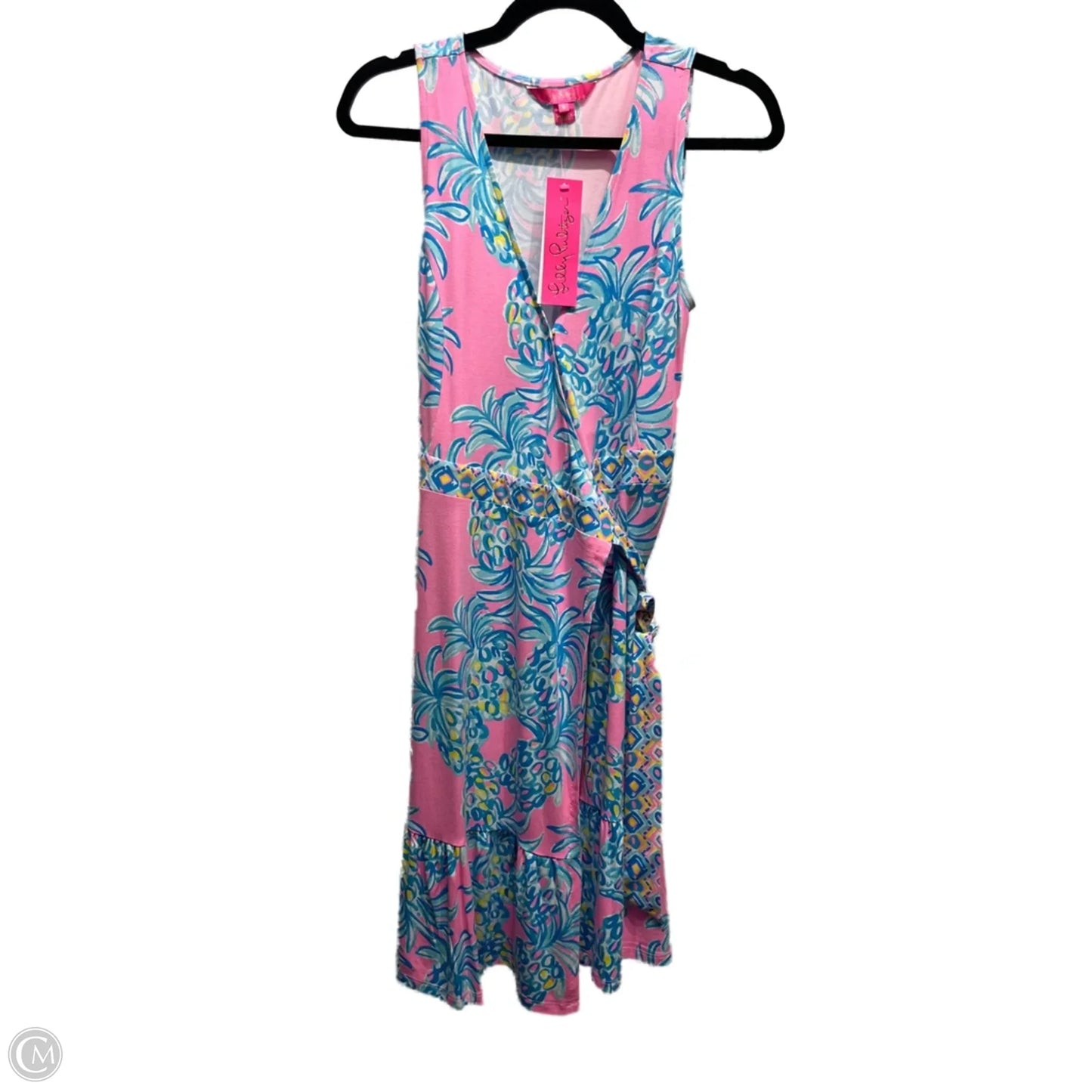 Dress Designer By Lilly Pulitzer In Blue & Pink, Size: S