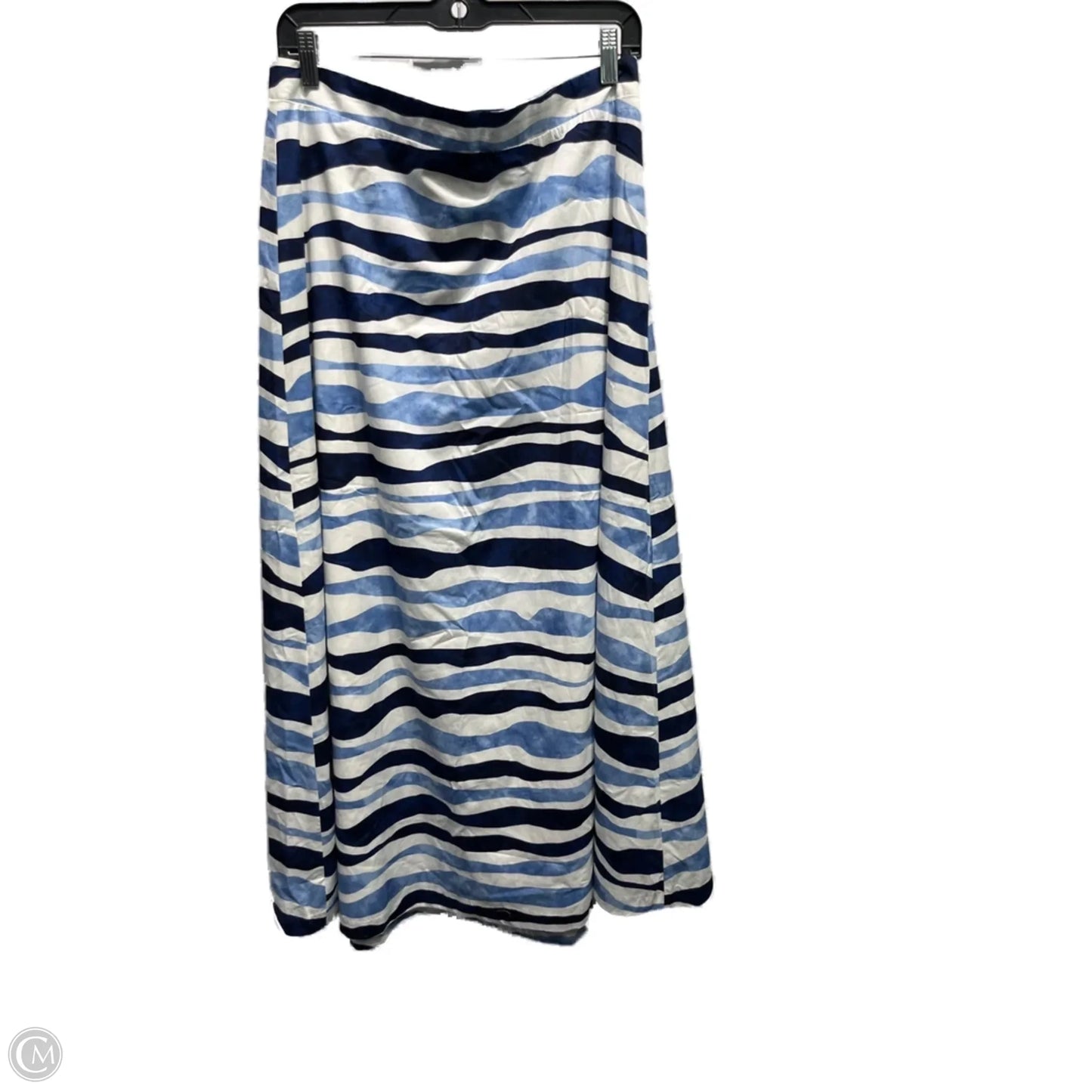 Skirt Maxi By Cece In Blue & White, Size: M