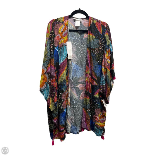 Cardigan By La Blanca In Orange & Pink, Size: Osfm