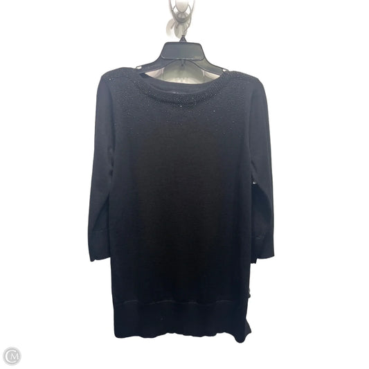 Sweater By Cable And Gauge In Black, Size: L