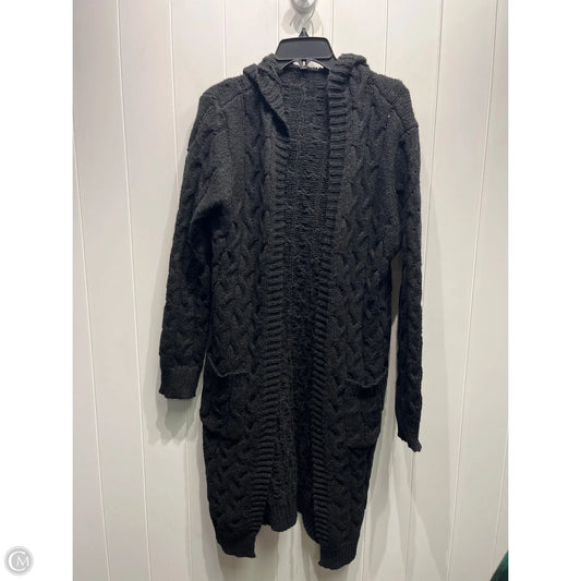 Sweater Cardigan By Clothes Mentor In Black, Size: M