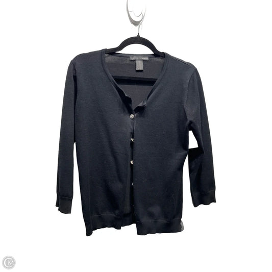 Sweater Cardigan By Grace Elements In Black, Size: M