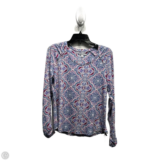 Top Long Sleeve By Chicos In Blue & Purple, Size: M