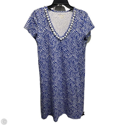 Dress Designer By Lilly Pulitzer In Blue & White, Size: S