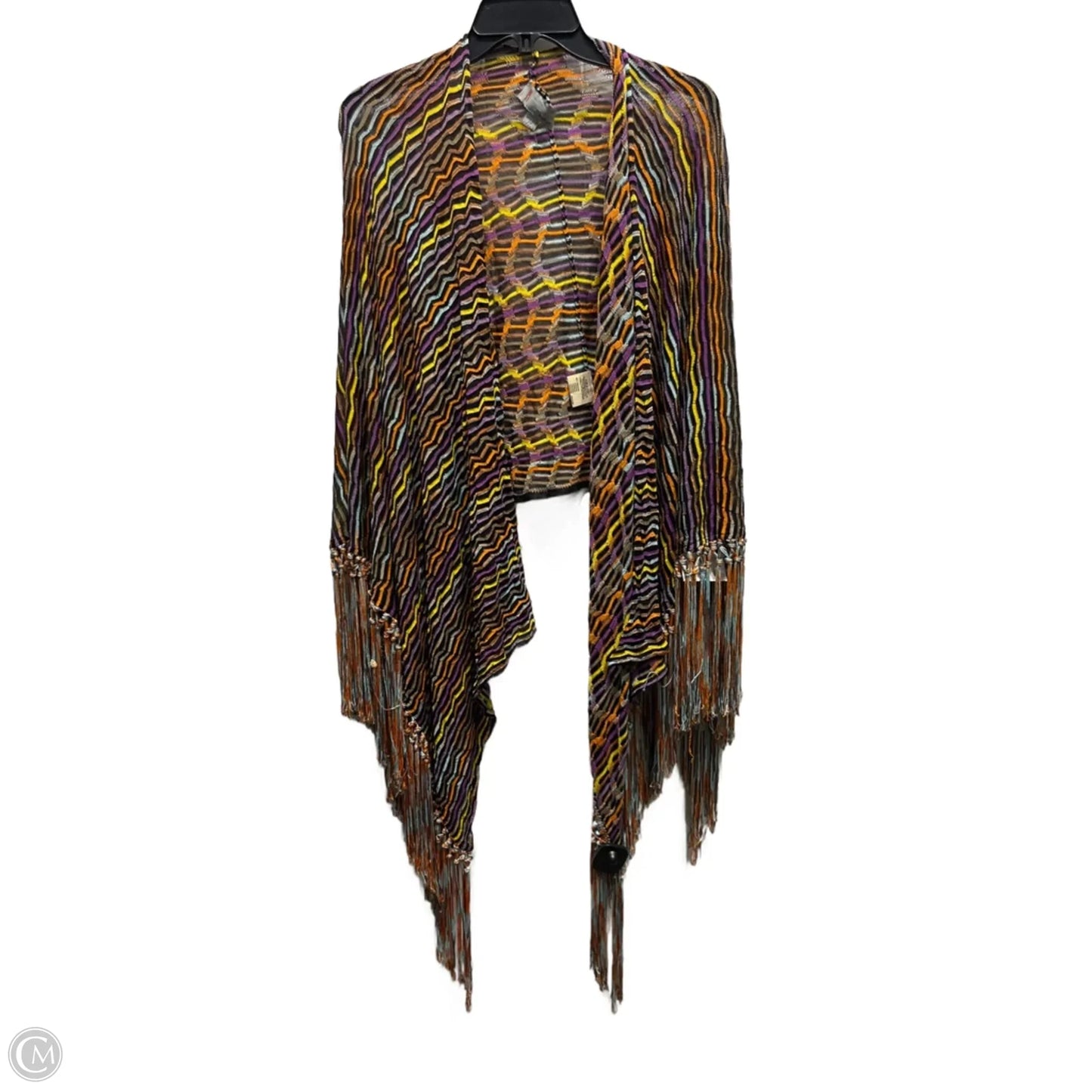 Shawl Luxury Designer By Missoni In Purple & Yellow, Size: Osfm