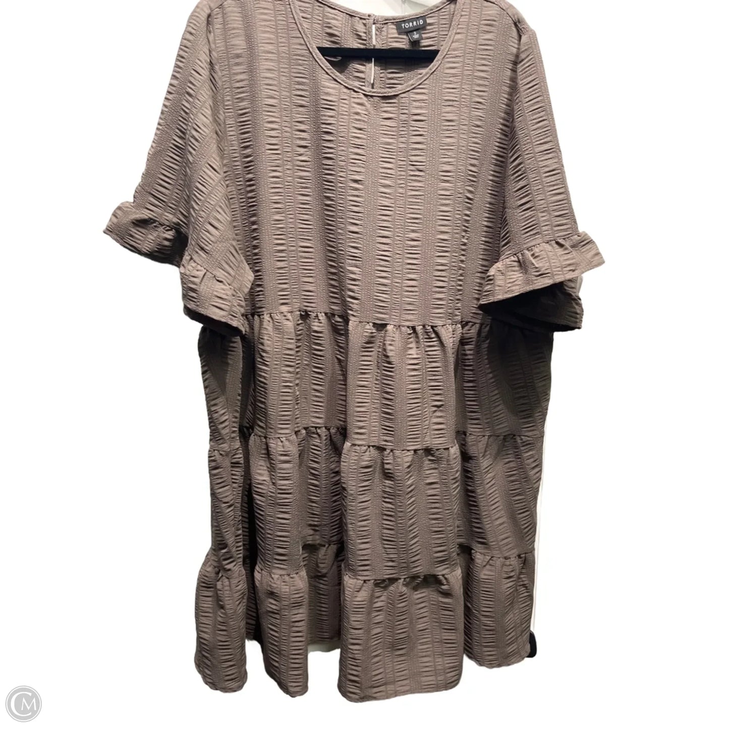 Dress Casual Short By Torrid In Brown, Size: 2x