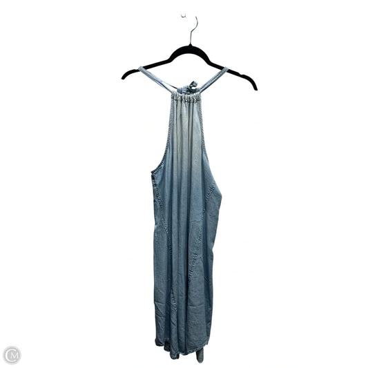 Dress Casual Short By Cloth & Stone In Blue Denim, Size: M