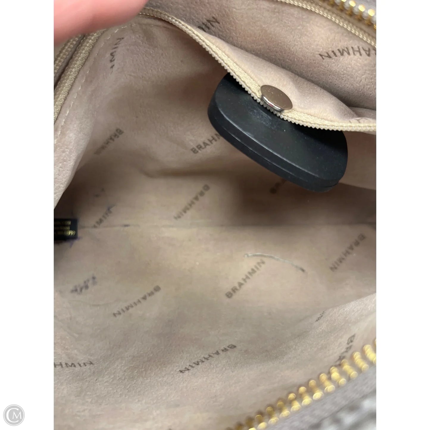 Handbag Designer By Brahmin, Size: Small