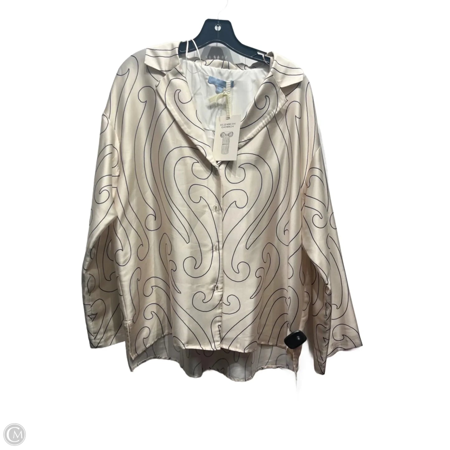 Pants Set 2pc By Antonio Melani In Black & Cream, Size: L