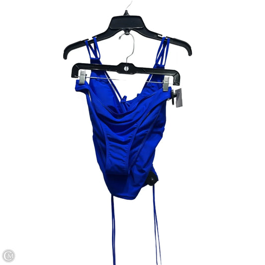 Swimsuit 2pc By Clothes Mentor In Blue, Size: L