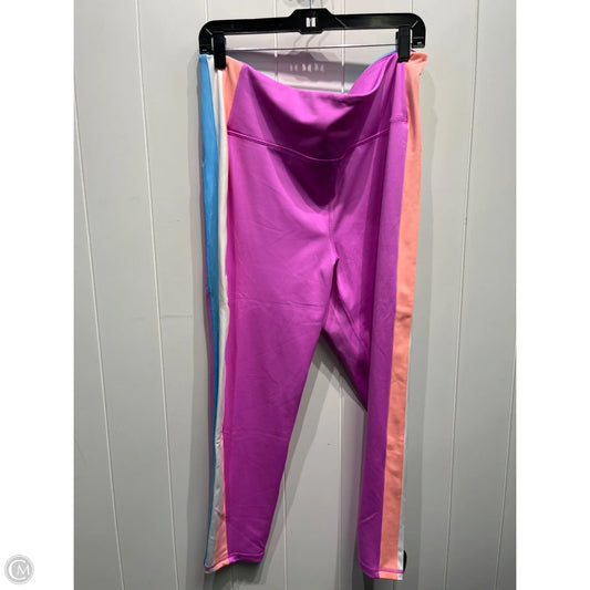 Pants Designer By Lilly Pulitzer In Blue & Pink, Size: Xxl