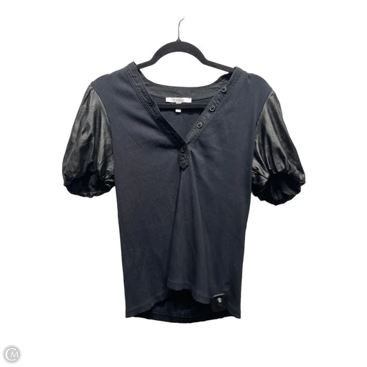 Top Short Sleeve Designer By Derek Lam In Black, Size: M
