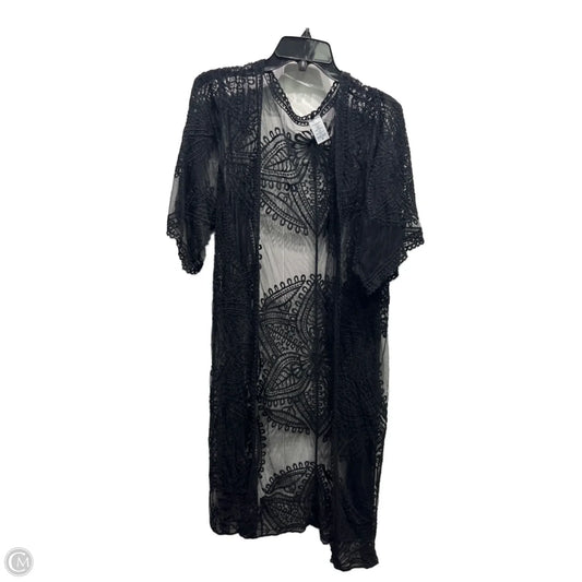 Cardigan By Clothes Mentor In Black, Size: L