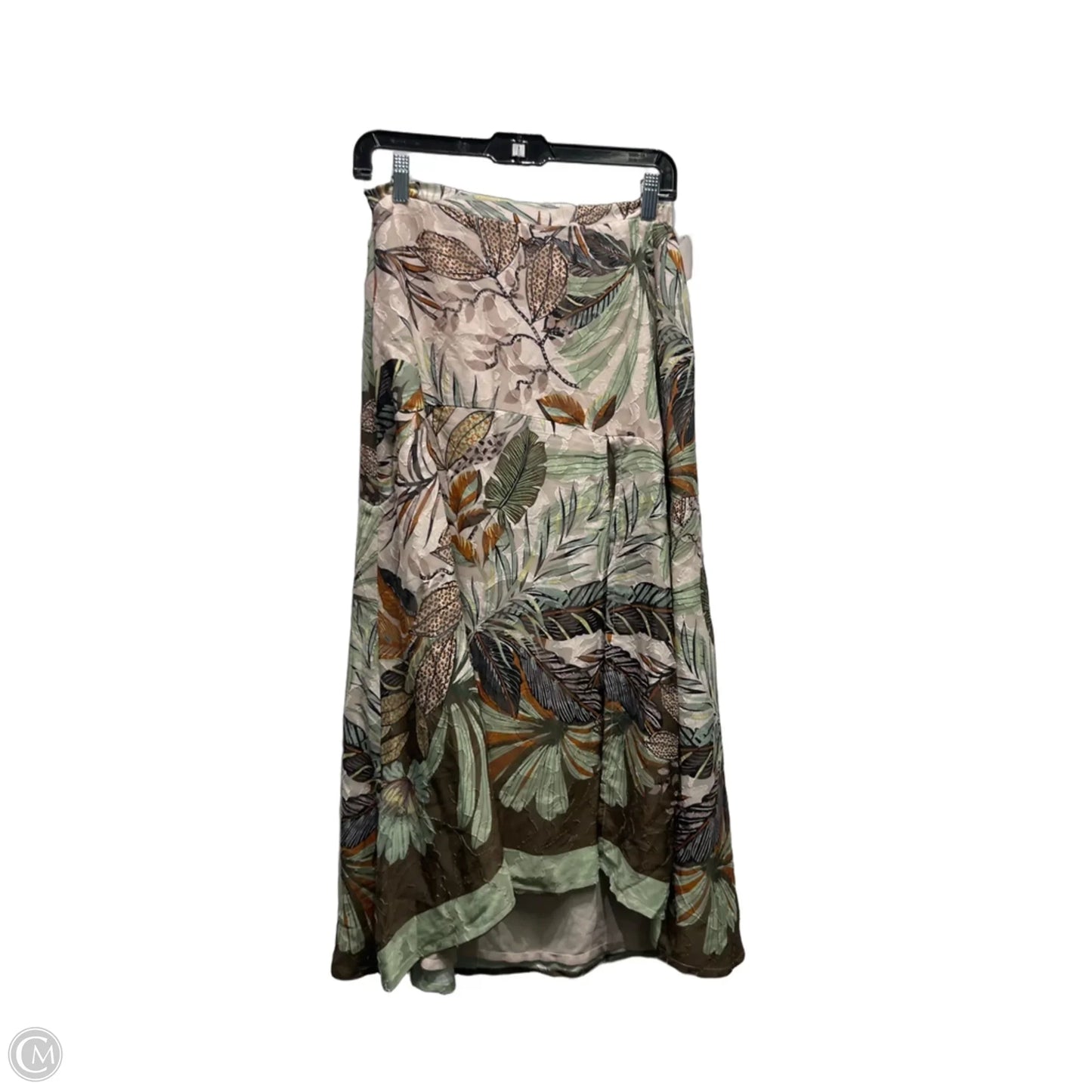Skirt Maxi By SUPER NATURAL  In Green & Tan, Size: S