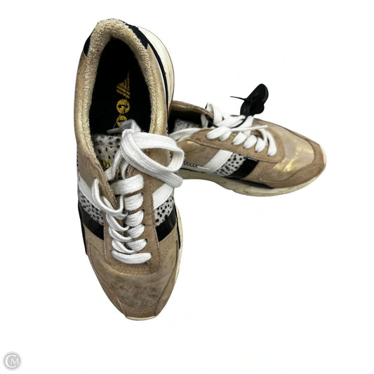 Shoes Sneakers By Gola In Black & Gold, Size: 6