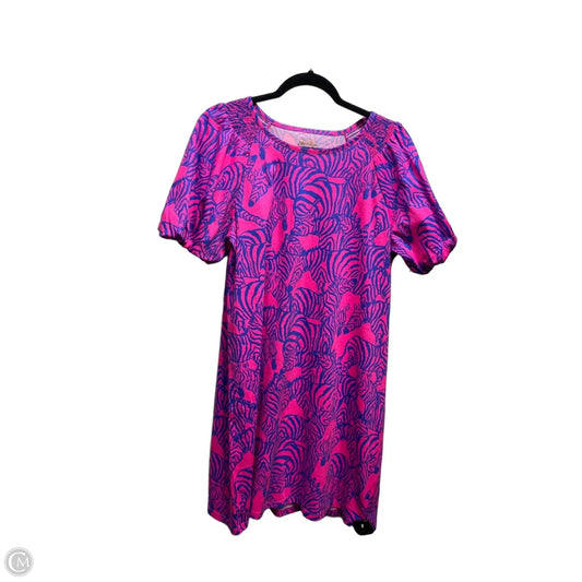 Dress Designer By Lilly Pulitzer In Blue & Pink, Size: M