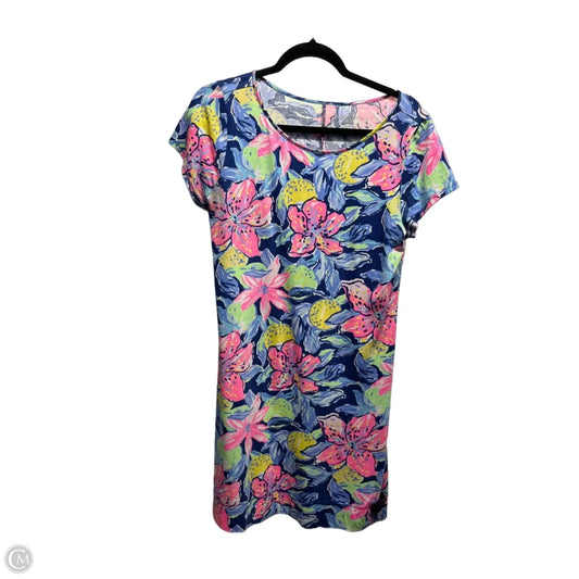 Dress Designer By Lilly Pulitzer In Blue & Pink, Size: M