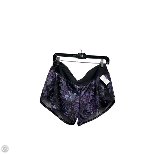 Athletic Shorts By Lululemon In Purple, Size: 10