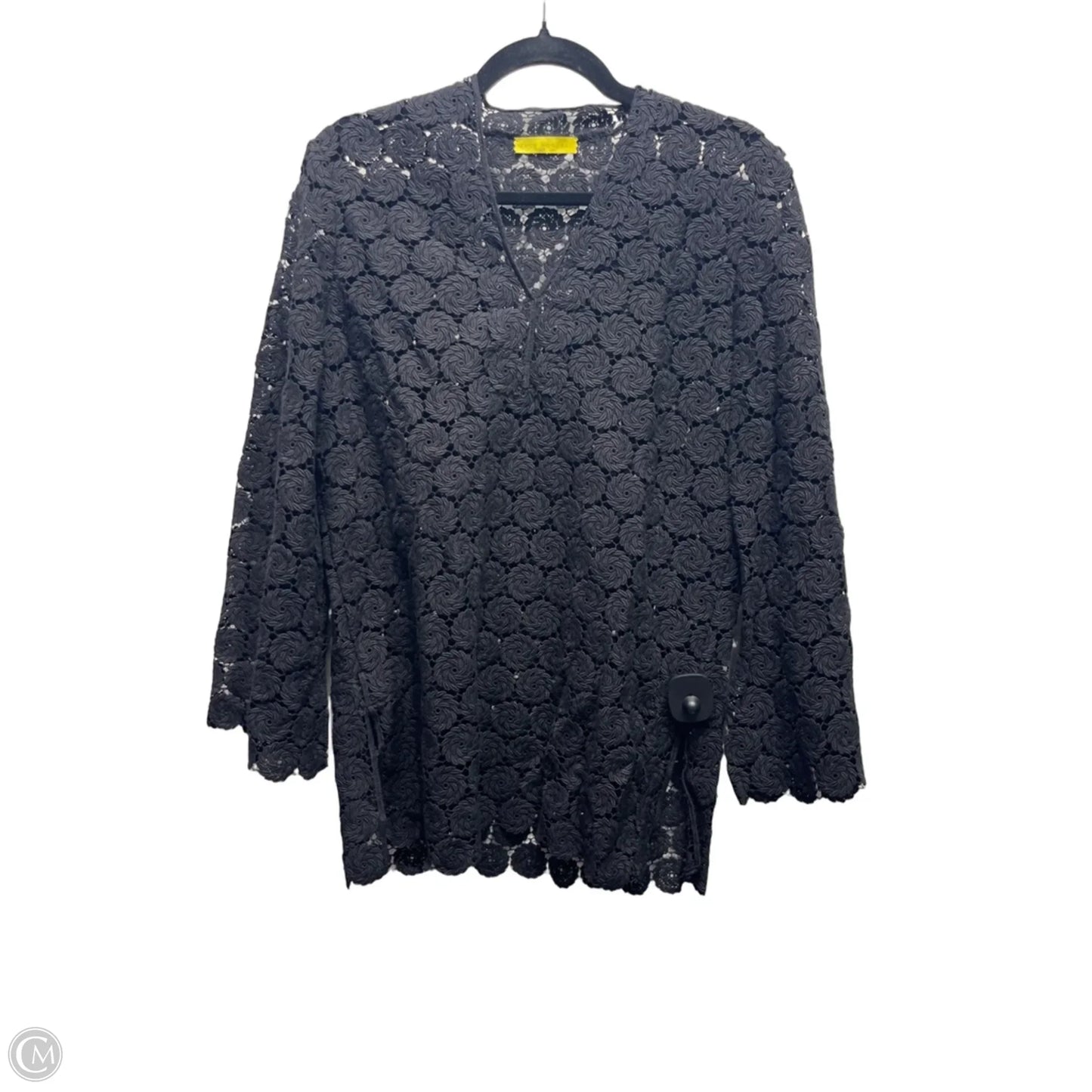 Top Long Sleeve By Jack Rogers In Black, Size: Xs