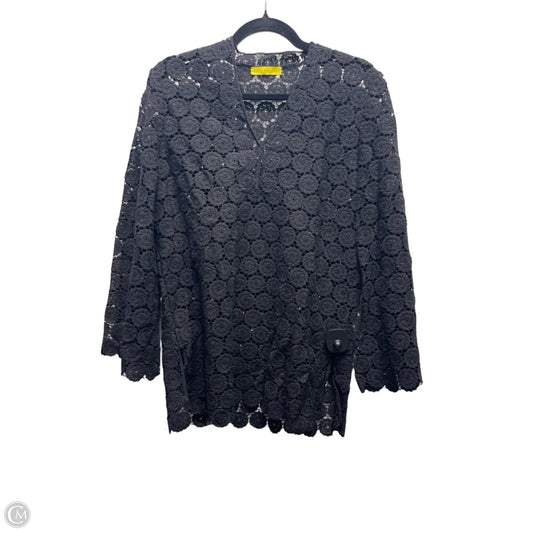 Top Long Sleeve By Jack Rogers In Black, Size: Xs