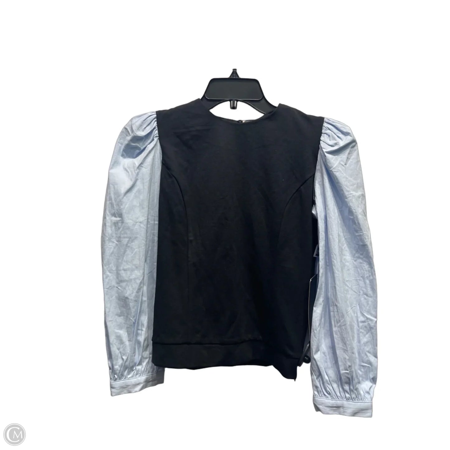 Top Long Sleeve By Tuckernuck In Black & Blue, Size: S
