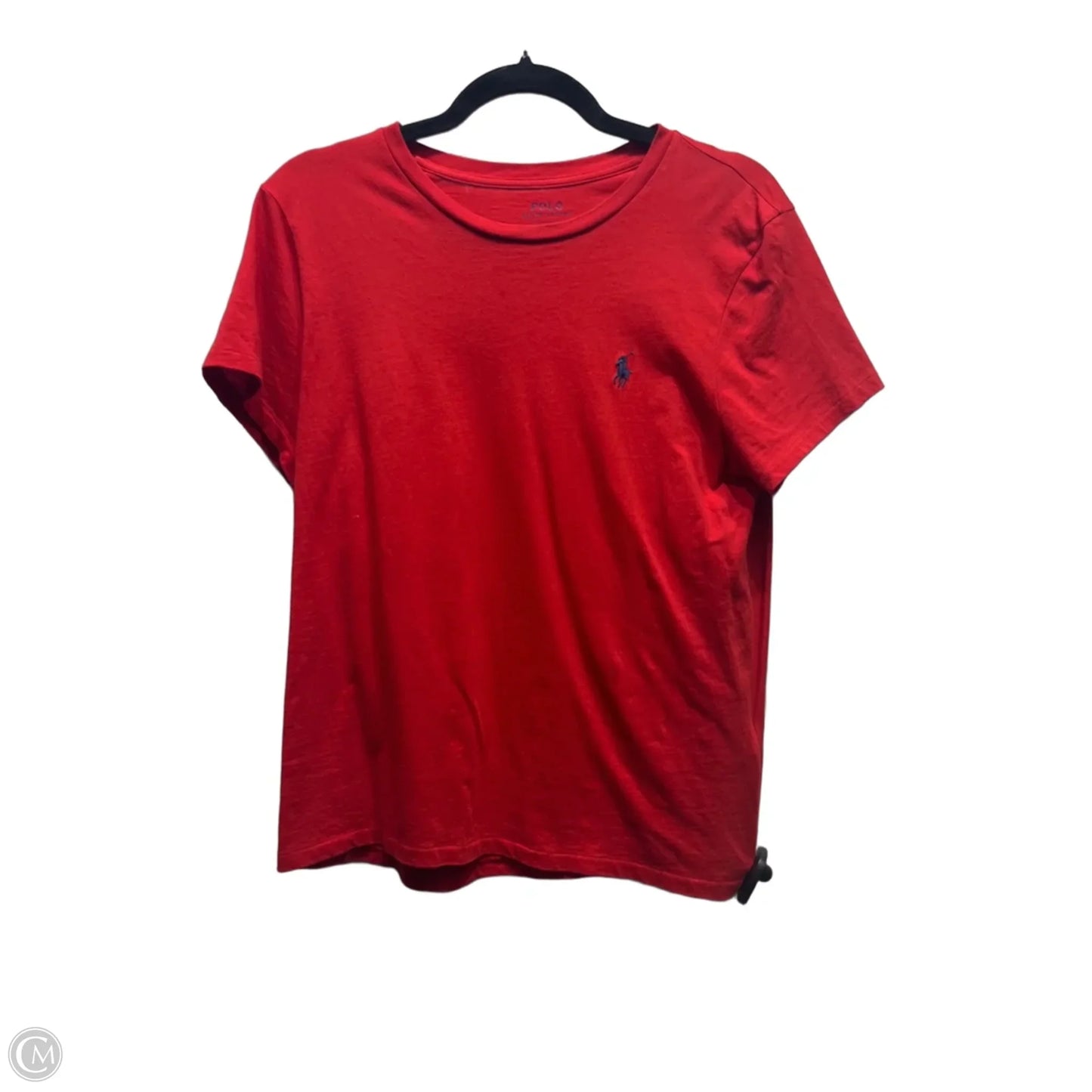 Top Short Sleeve Basic By Polo Ralph Lauren In Red, Size: L