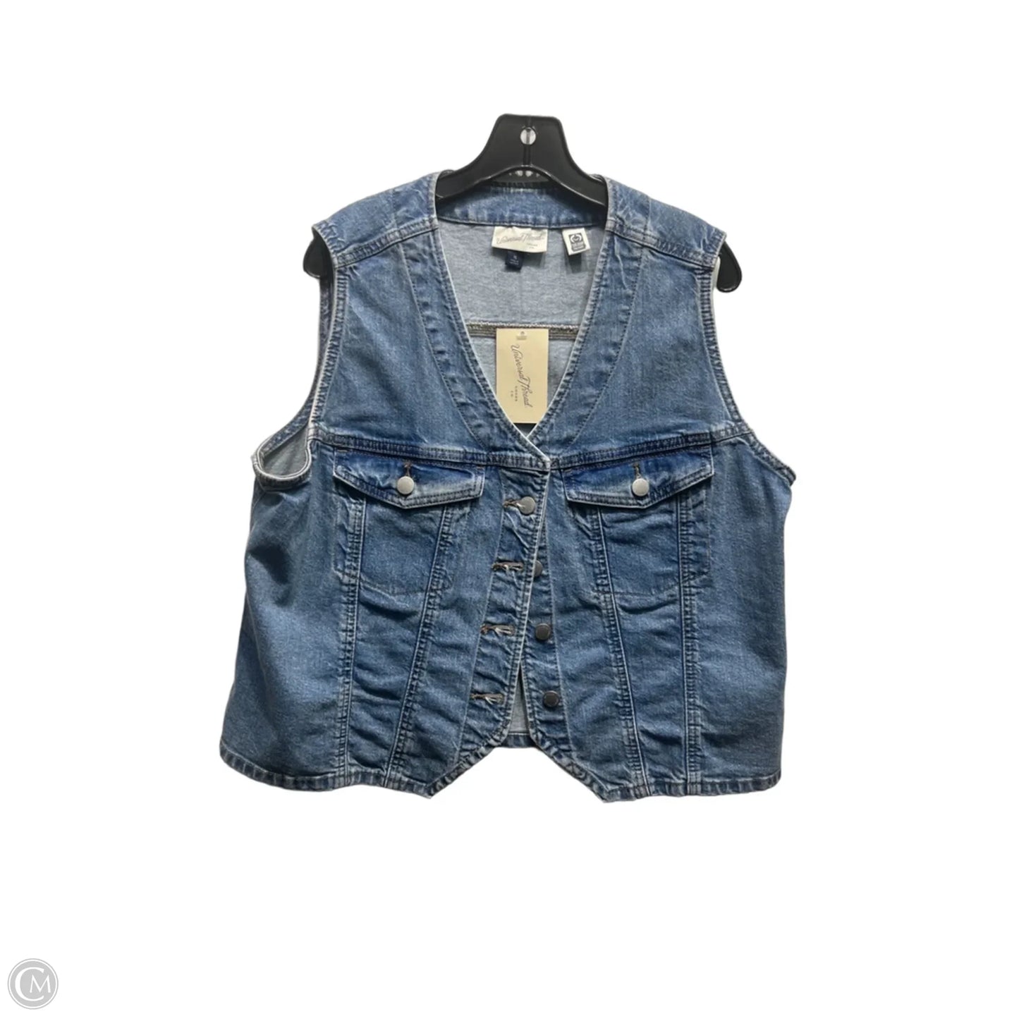 Vest Other By Universal Thread In Blue Denim, Size: Xl