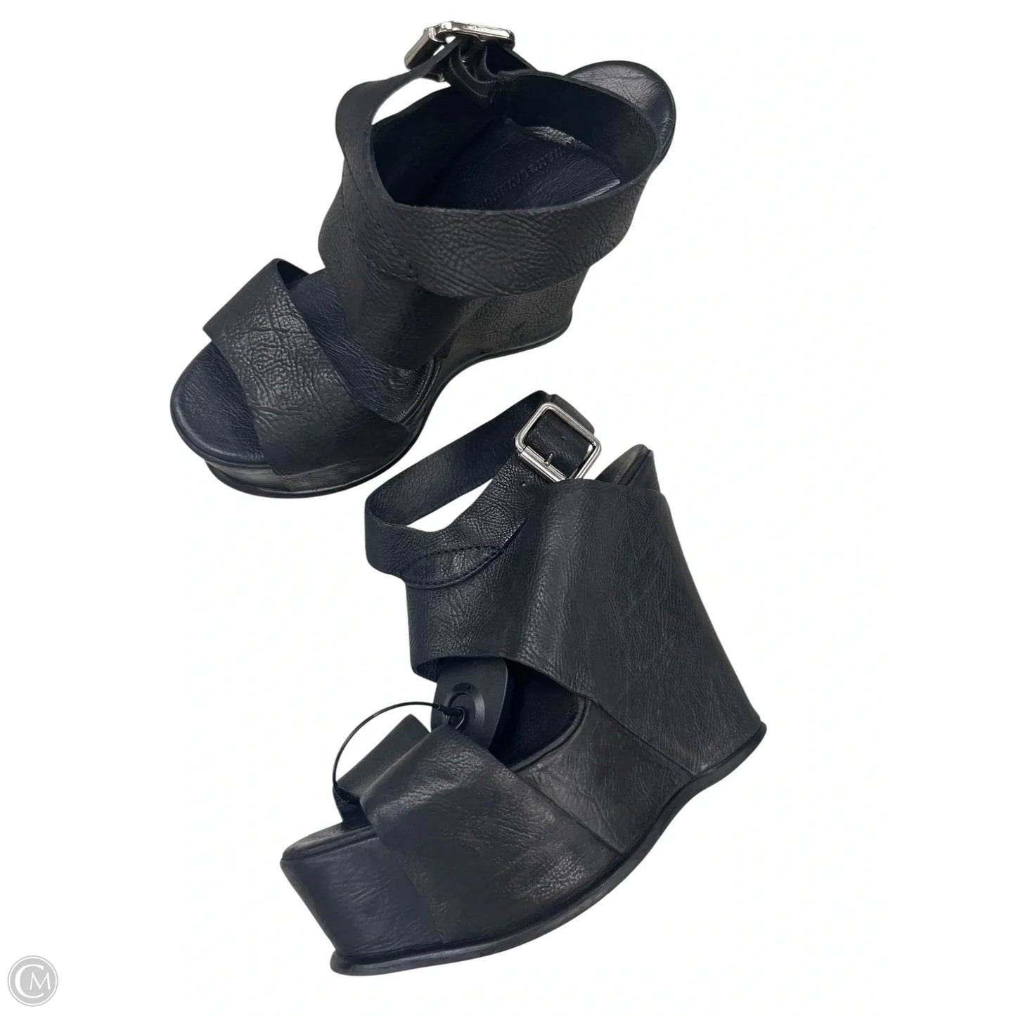Sandals Designer By Vera Wang In Black, Size: 8