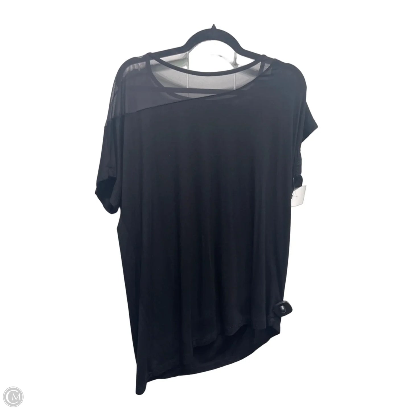 Top Short Sleeve By vila milano In Black, Size: Xl