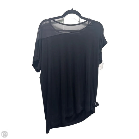 Top Short Sleeve By vila milano In Black, Size: Xl