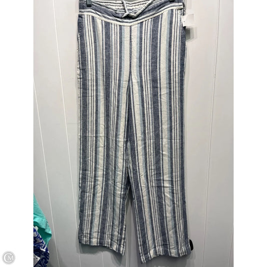 Pants Linen By Clothes Mentor In Blue & White, Size: Xs
