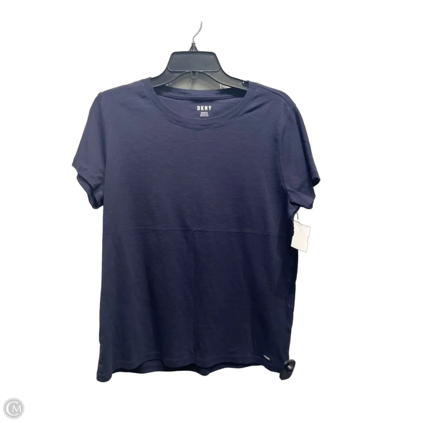 Top Short Sleeve Basic By Dkny In Navy, Size: Xl