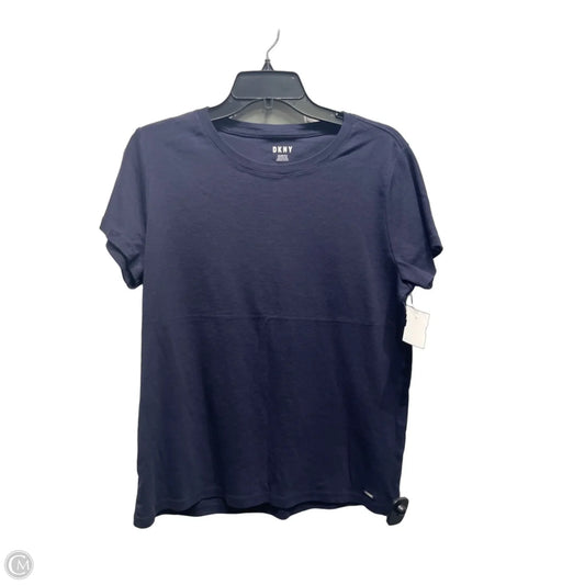 Top Short Sleeve Basic By Dkny In Navy, Size: Xl