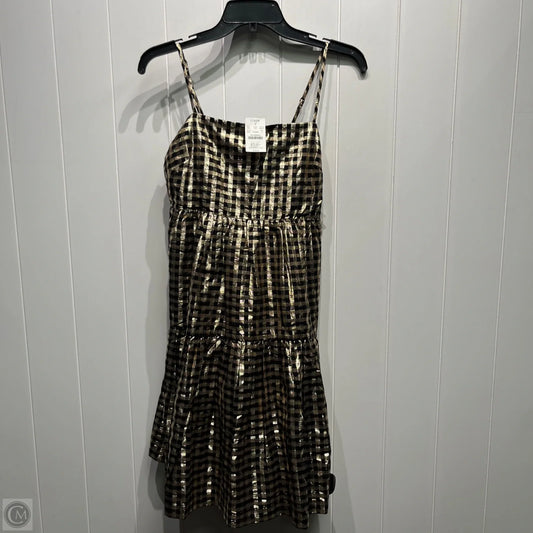 Dress Party Short By J. Crew In Black & Gold, Size: Osfm