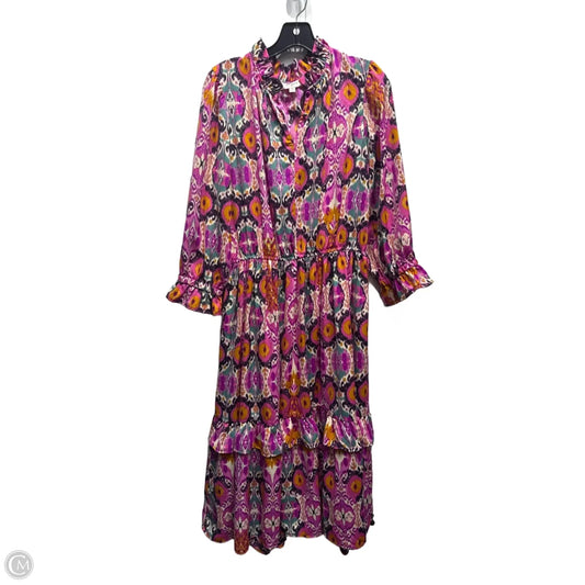 Dress Casual Maxi By Umgee In Purple & White, Size: M