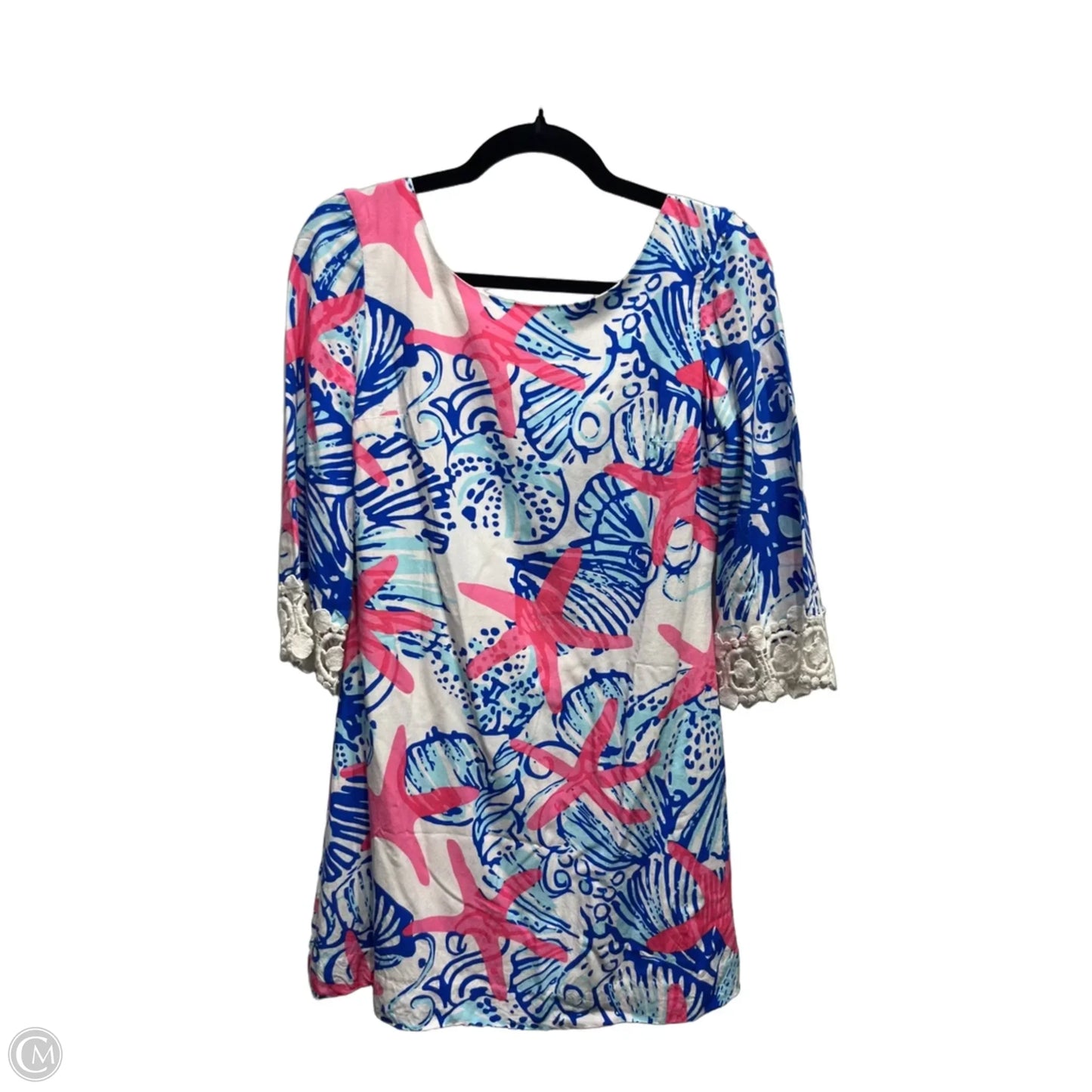 Dress Designer By Lilly Pulitzer In Blue & Pink, Size: Xs