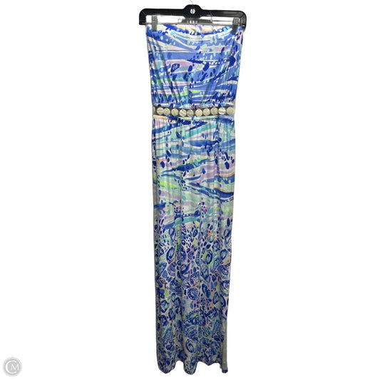 Dress Designer By Lilly Pulitzer In Blue & Purple, Size: Xs