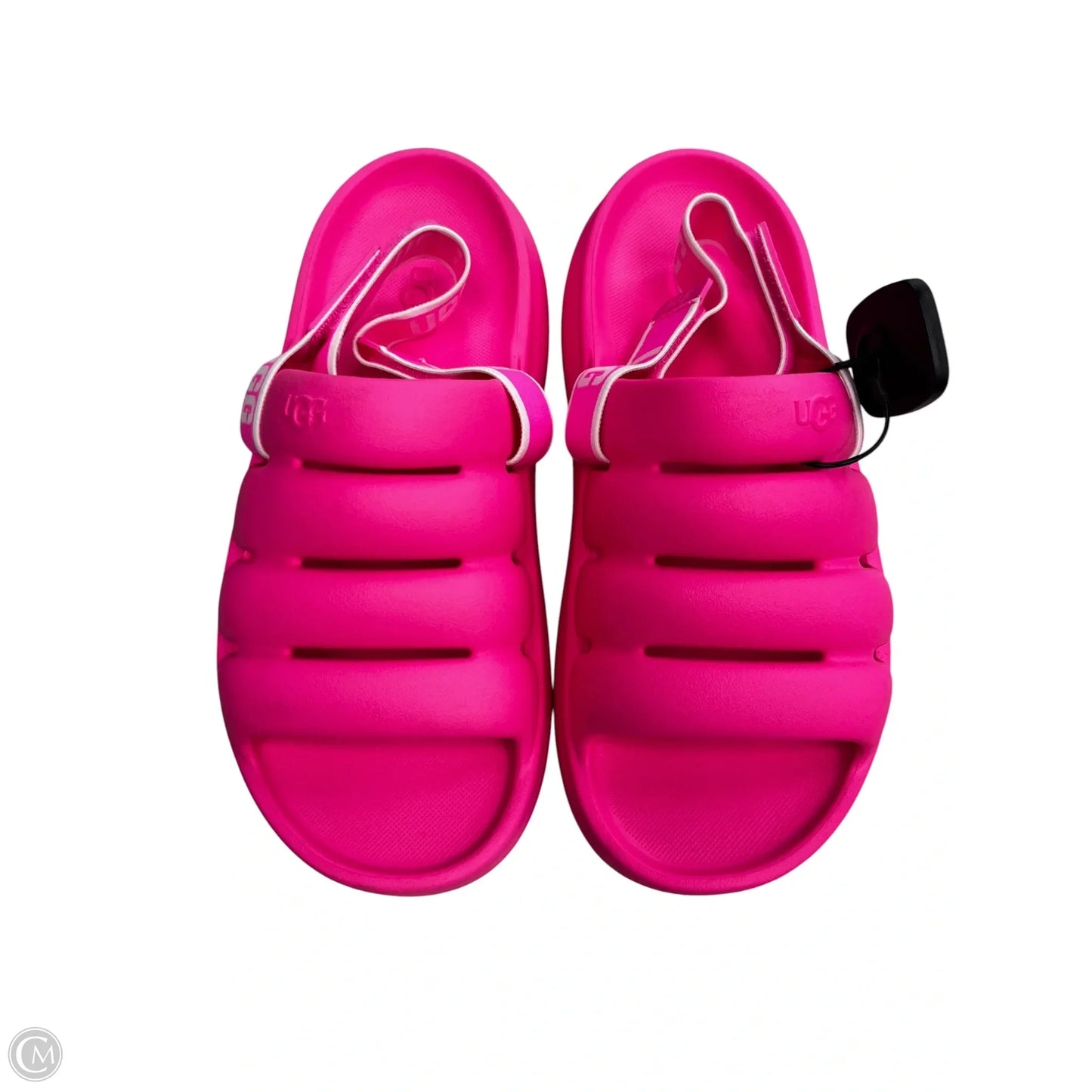 Sandals Designer By Ugg In Pink, Size: 9