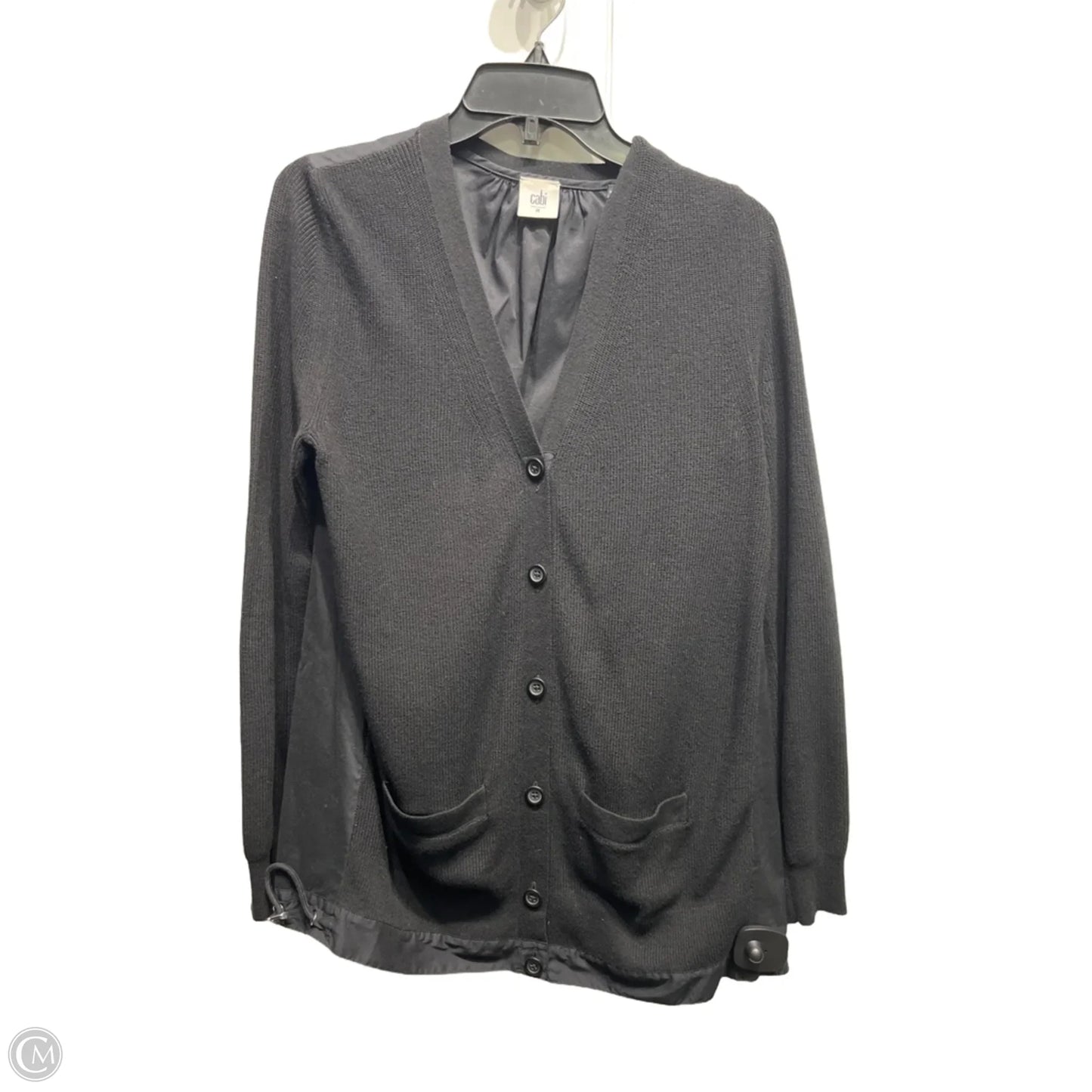 Sweater Cardigan By Cabi In Black, Size: M