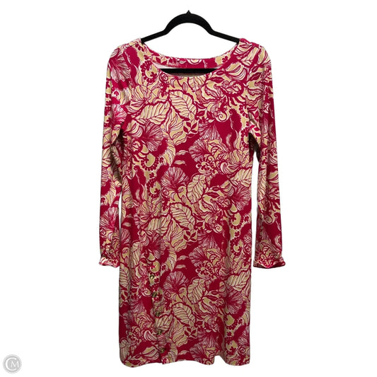 Dress Designer By Lilly Pulitzer In Red & Tan, Size: M