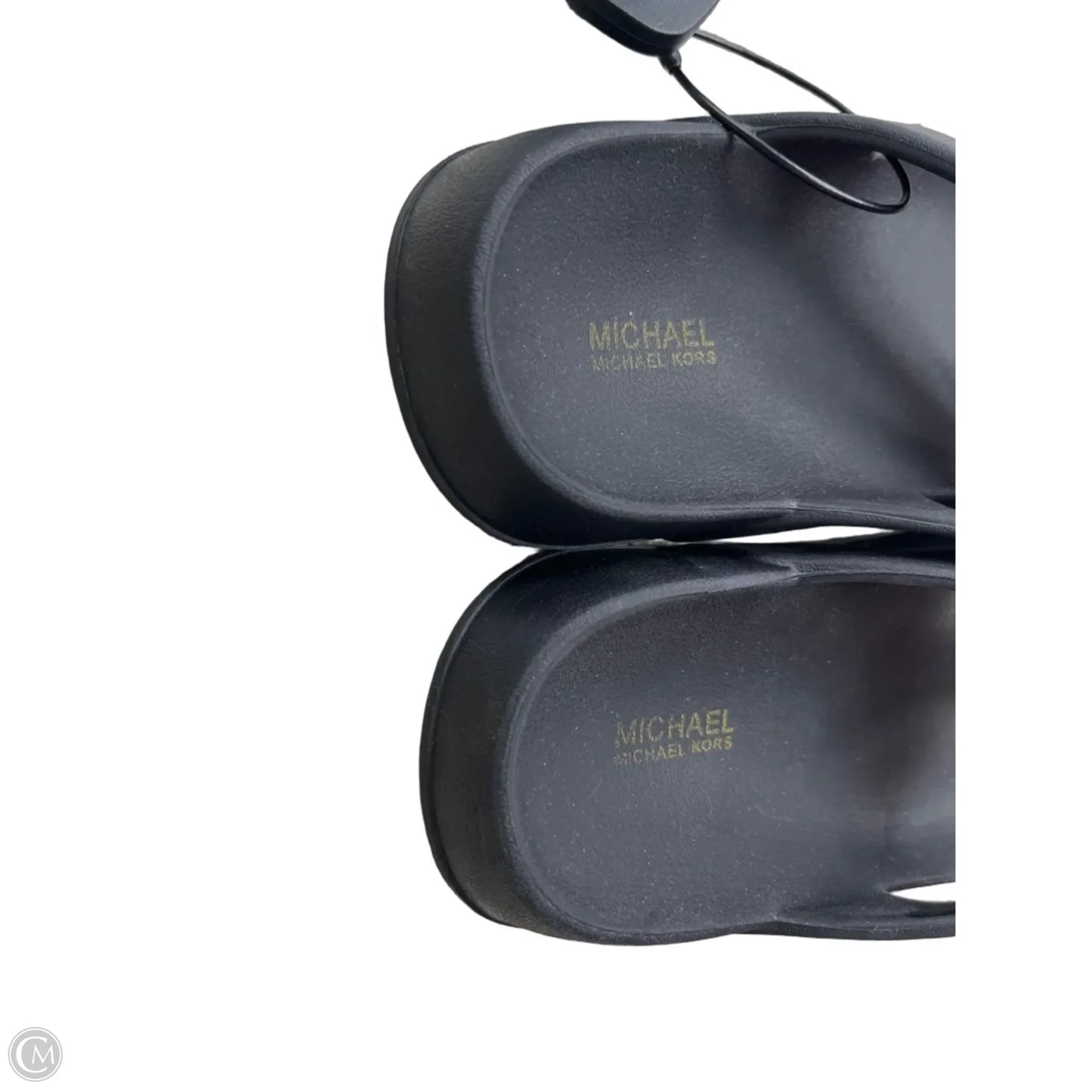 Sandals Flats By Michael By Michael Kors In Black, Size: 10